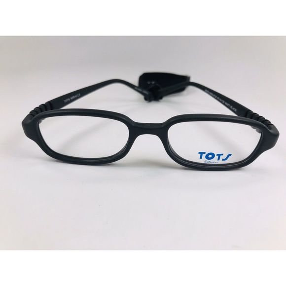 New TOTS Matte Black MIRACLE Eyeglasses for KIDS 45mm with Case & Strap - Picture 2 of 7